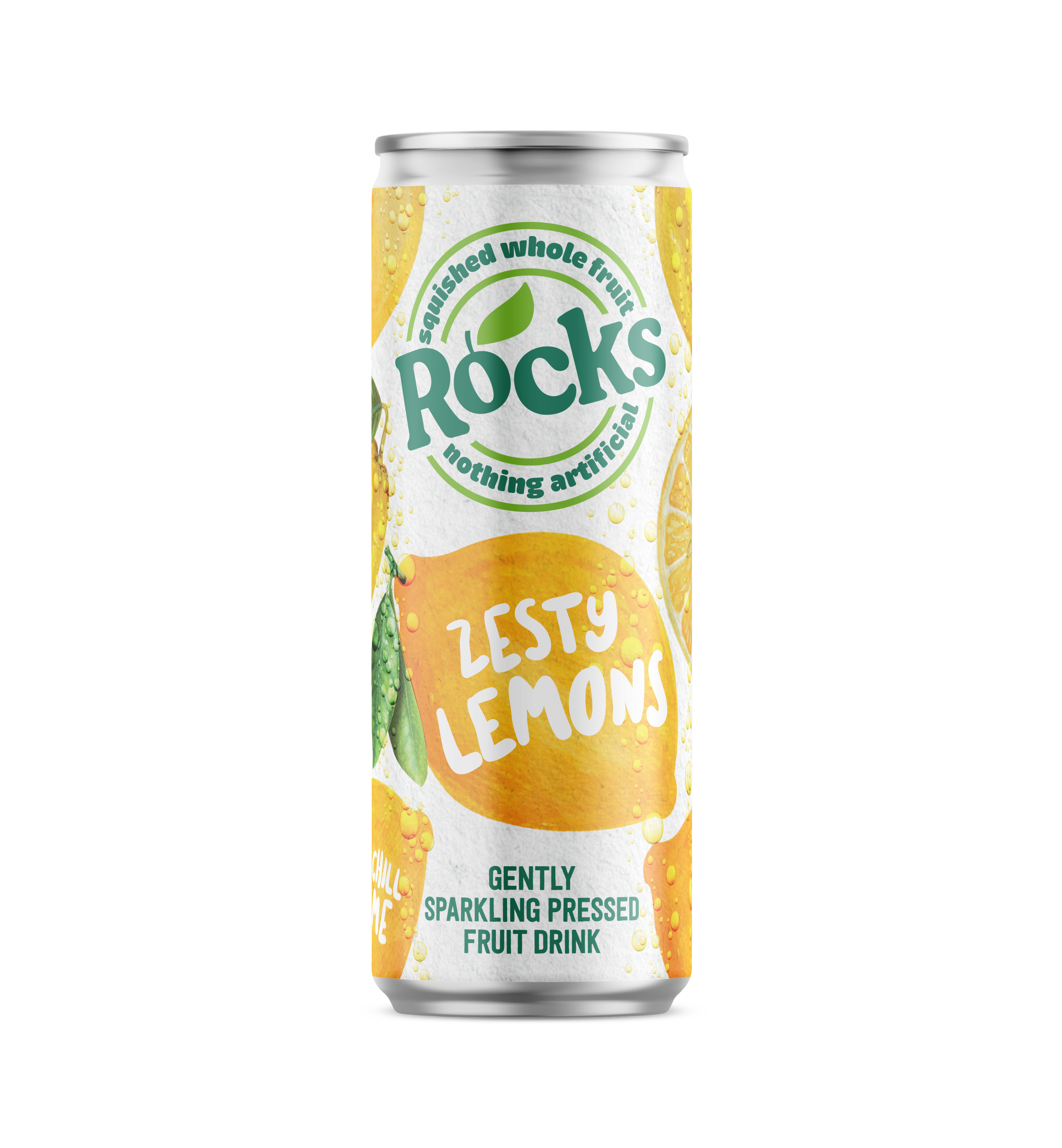 Rocks Zesty Lemon Sparkling Can – Rocks Drinks