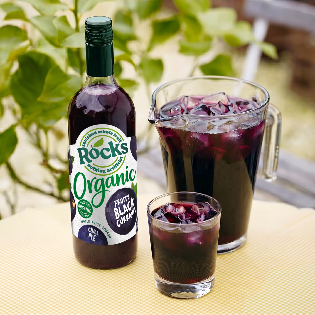 Orgaic Rocks Rocks Blackcurrant Organic Squash – Rocks Drinks